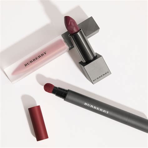 burberry ox blood lip velvet.